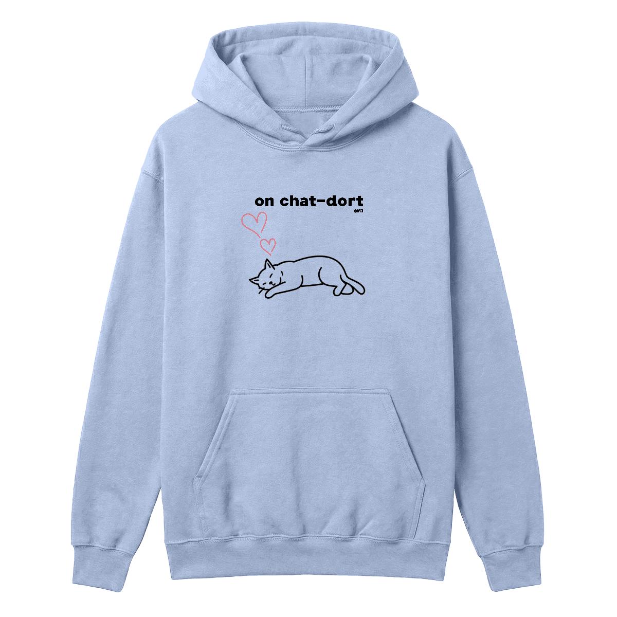 Hoodie On chat-dort