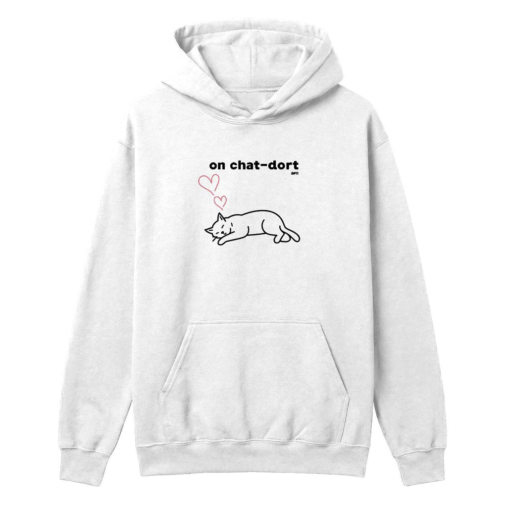 Hoodie On chat-dort