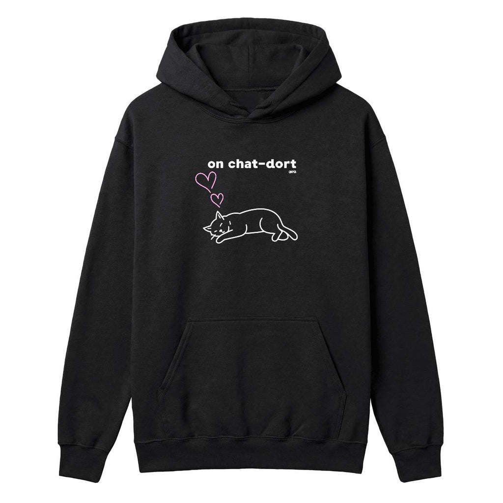 Hoodie On chat-dort