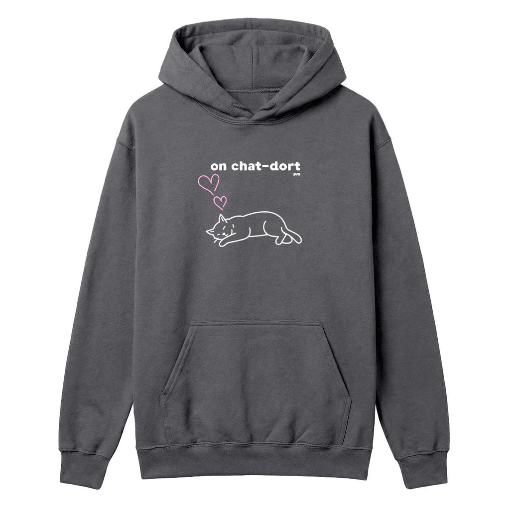 Hoodie On chat-dort