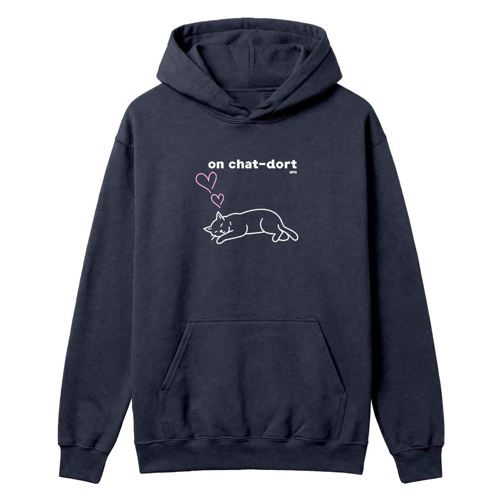 Hoodie On chat-dort