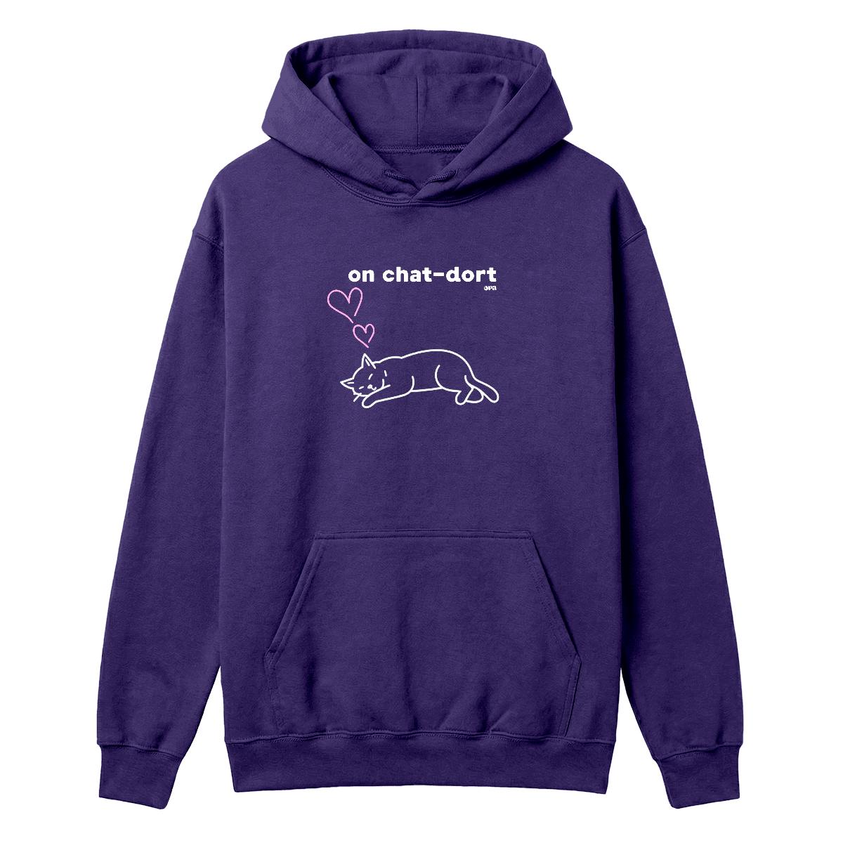 Hoodie On chat-dort