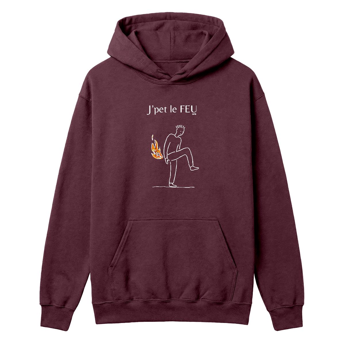 Hoodie J'pet le feu