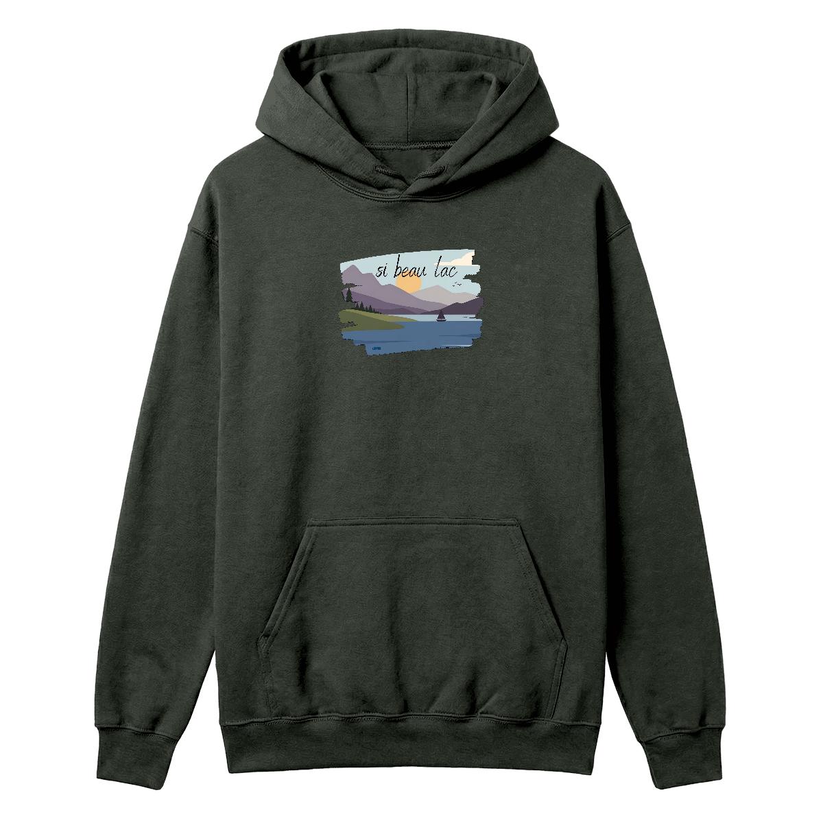 Hoodie Si beau lac