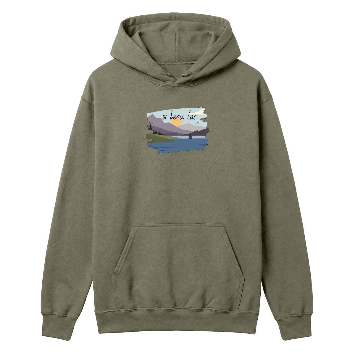 Hoodie Si beau lac