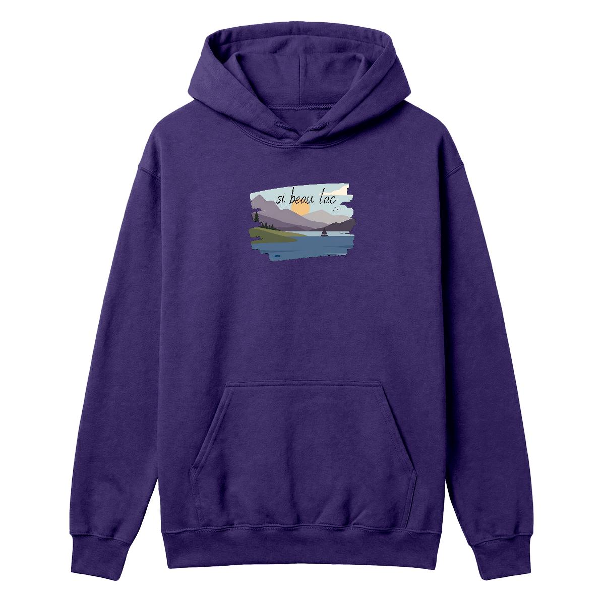 Hoodie Si beau lac