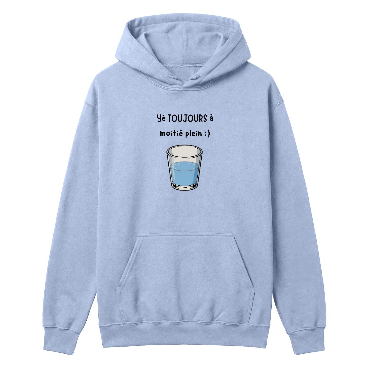 Hoodie Verre à moitié plein