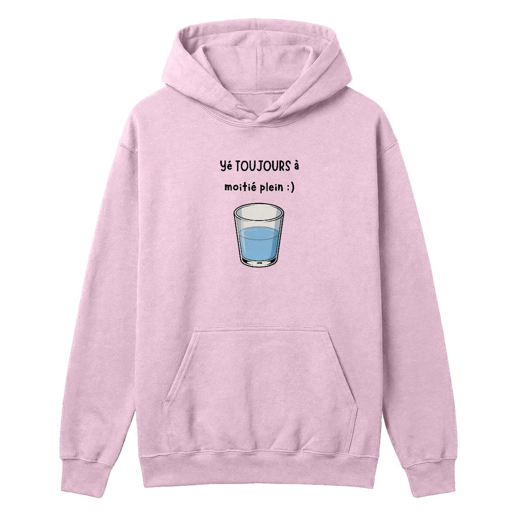 Hoodie Verre à moitié plein