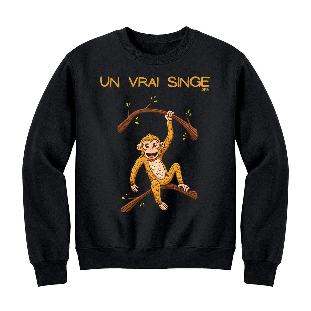 Sweat-shirt Un vrai singe