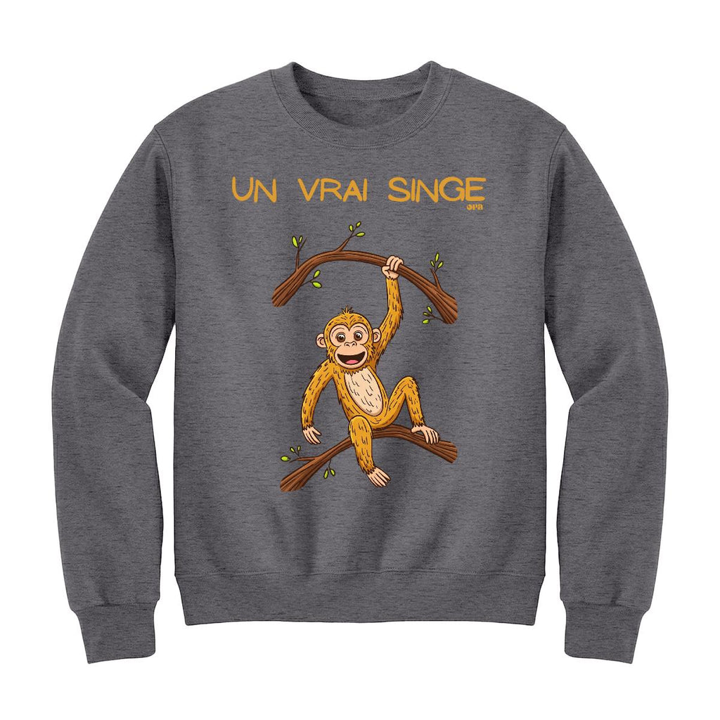 Sweat-shirt Un vrai singe