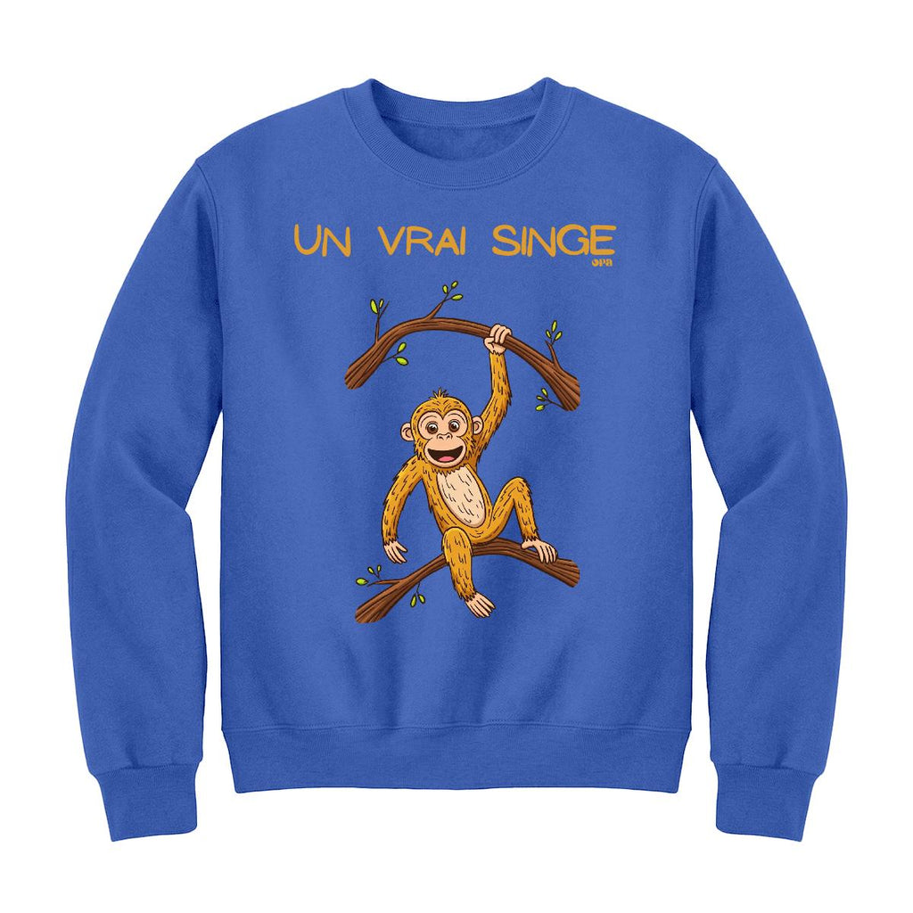 Sweat-shirt Un vrai singe