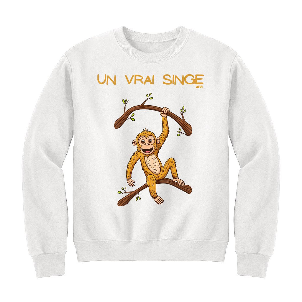 Sweat-shirt Un vrai singe