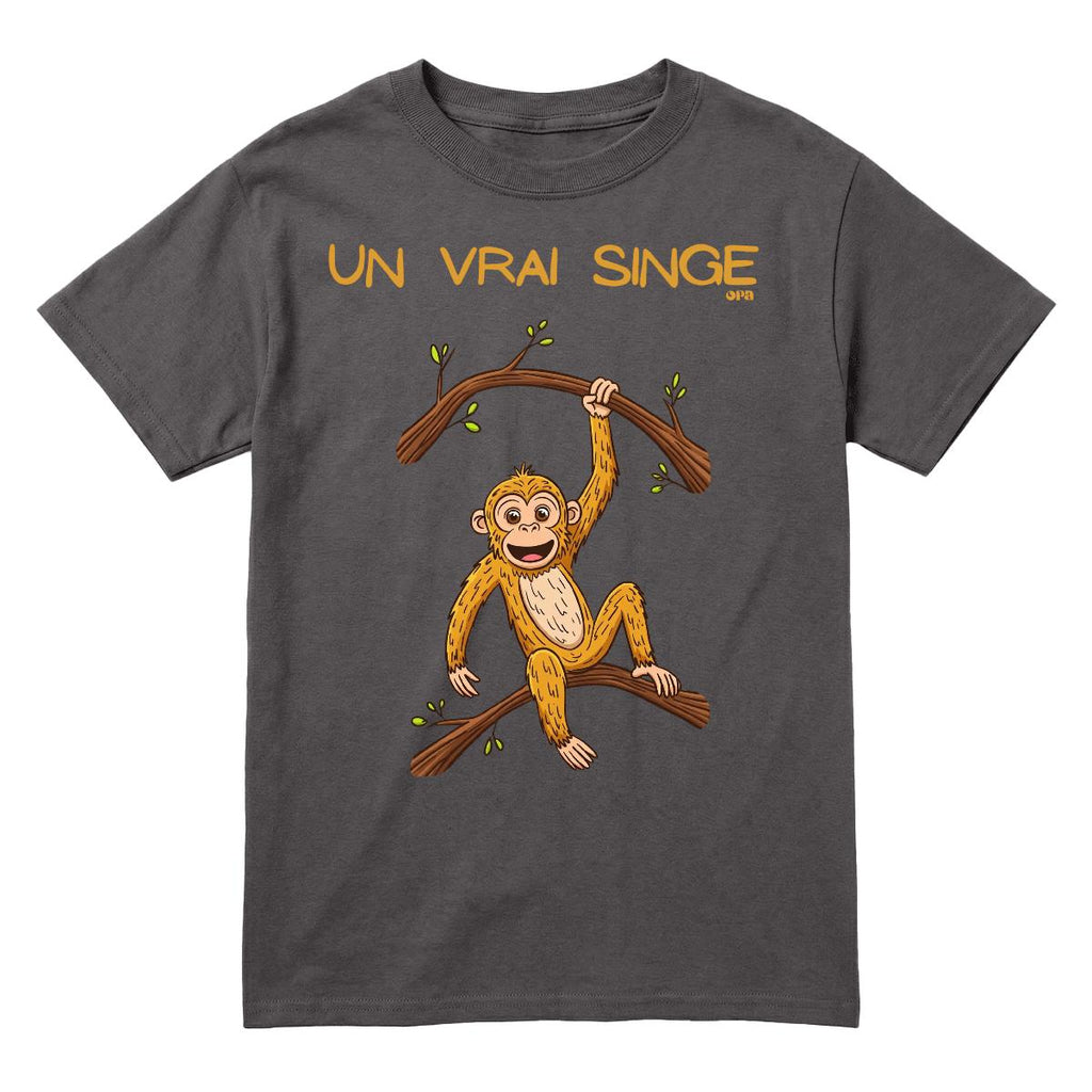 T-Shirt Un vrai singe enfant