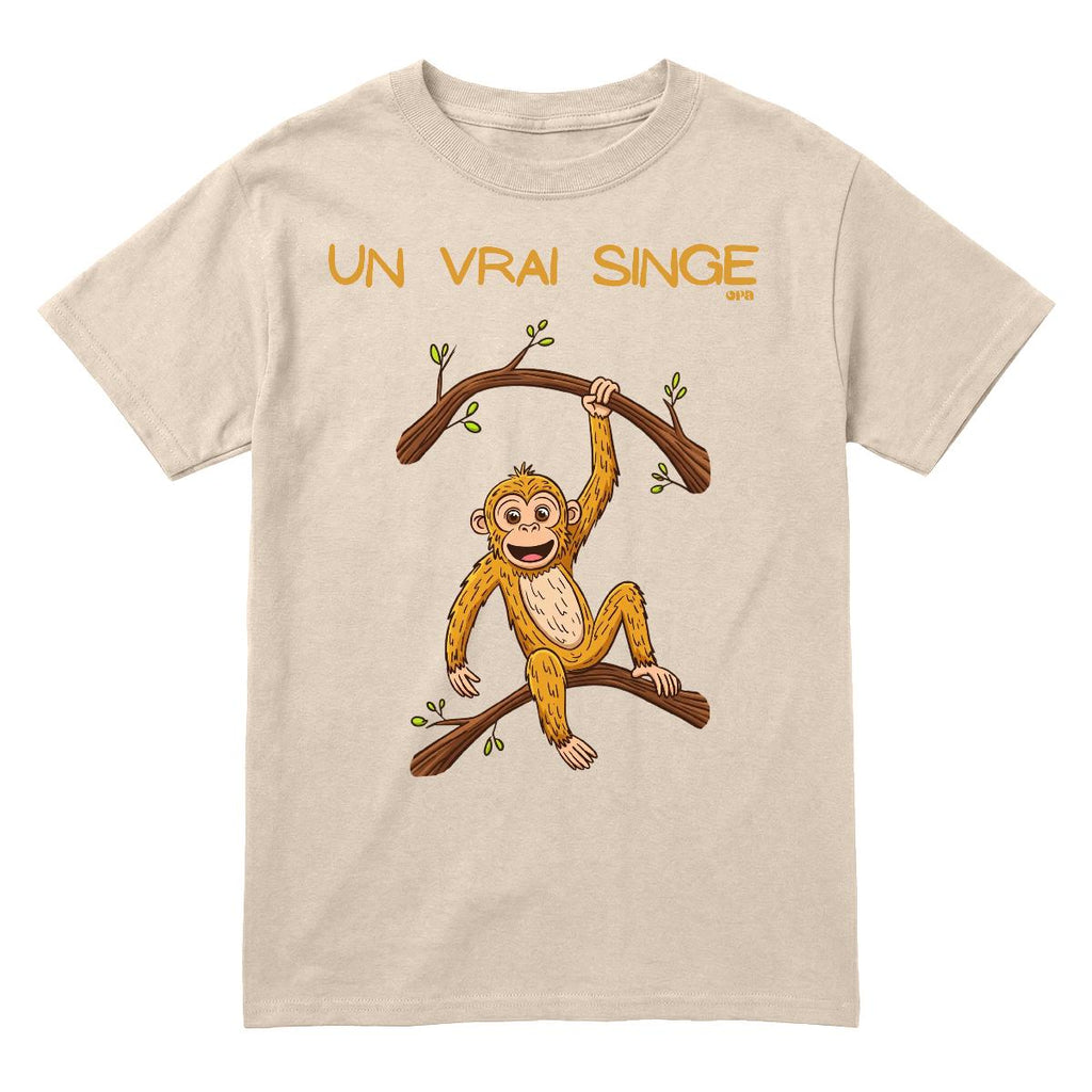 T-Shirt Un vrai singe enfant