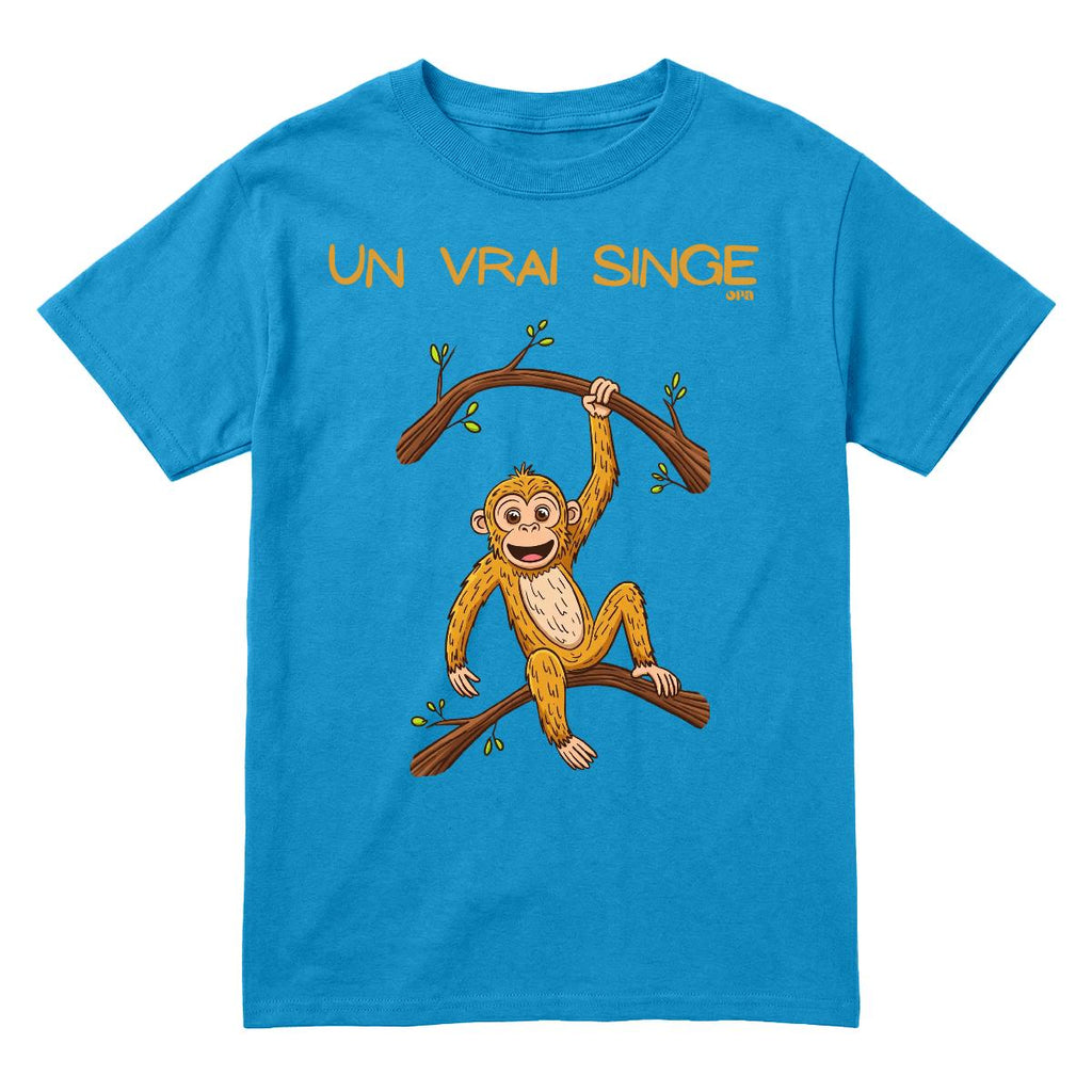 T-Shirt Un vrai singe enfant