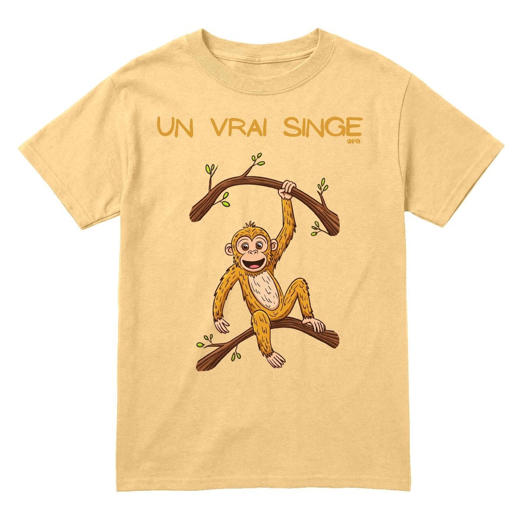 T-Shirt Un vrai singe enfant
