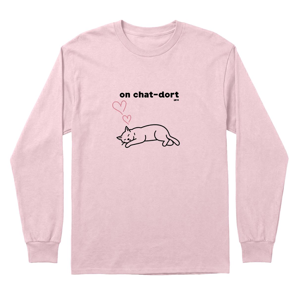 Chandail On chat-dort