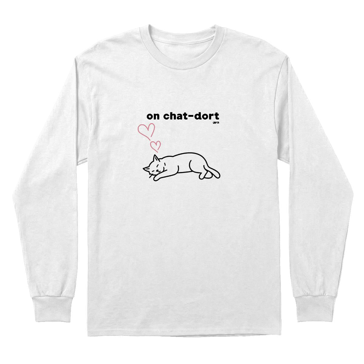 Chandail On chat-dort