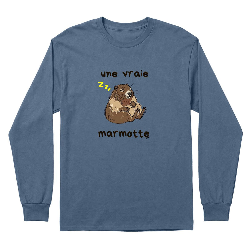 Chandail Une vraie marmotte