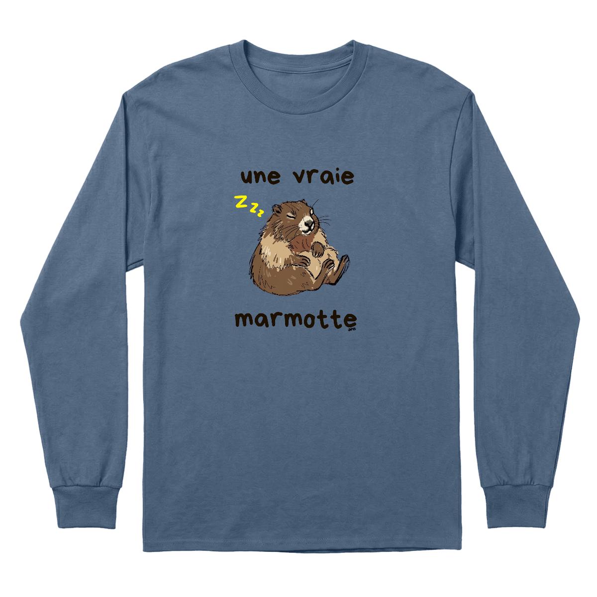 Chandail Une vraie marmotte