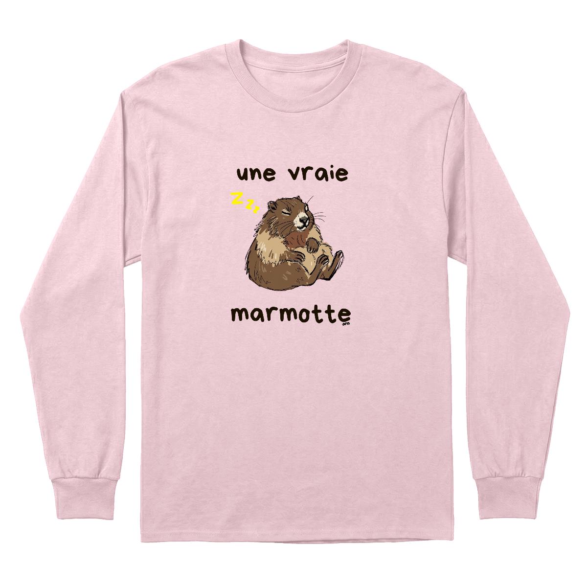 Chandail Une vraie marmotte