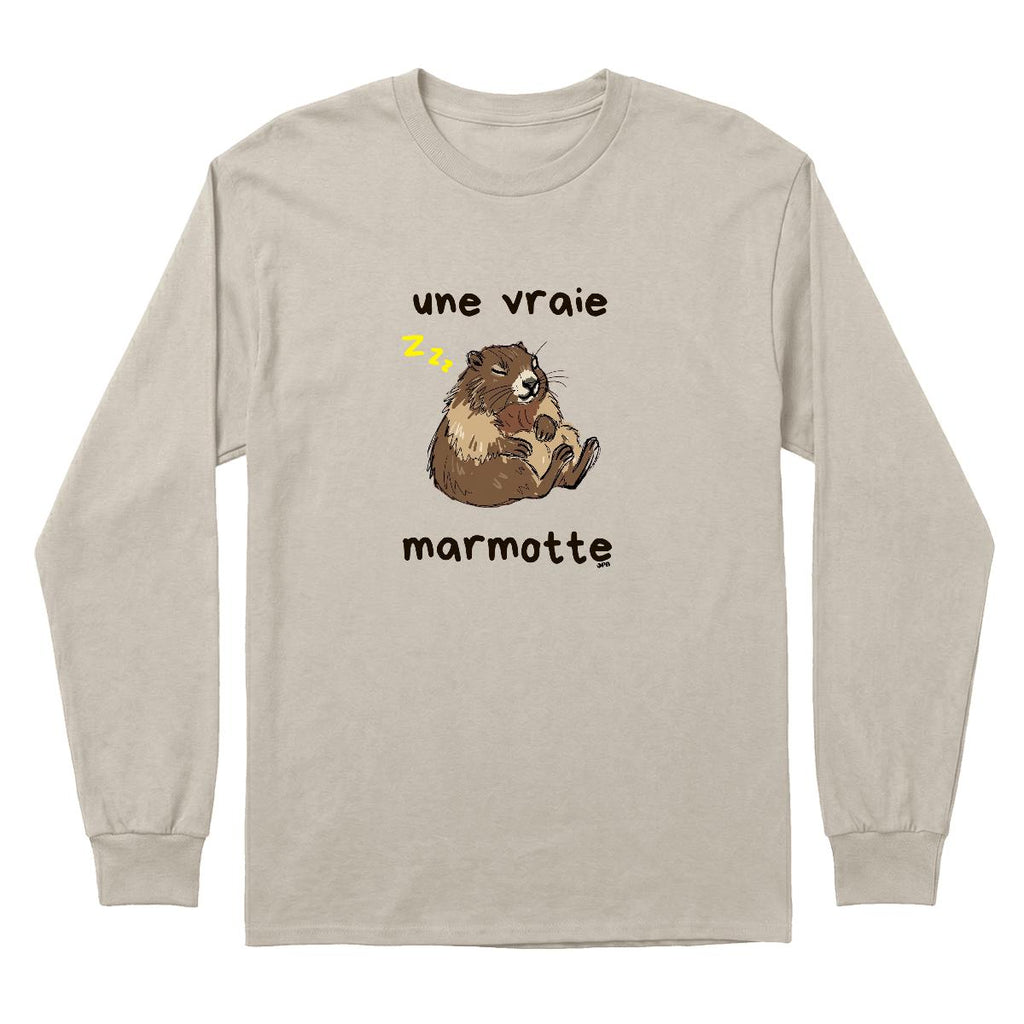 Chandail Une vraie marmotte