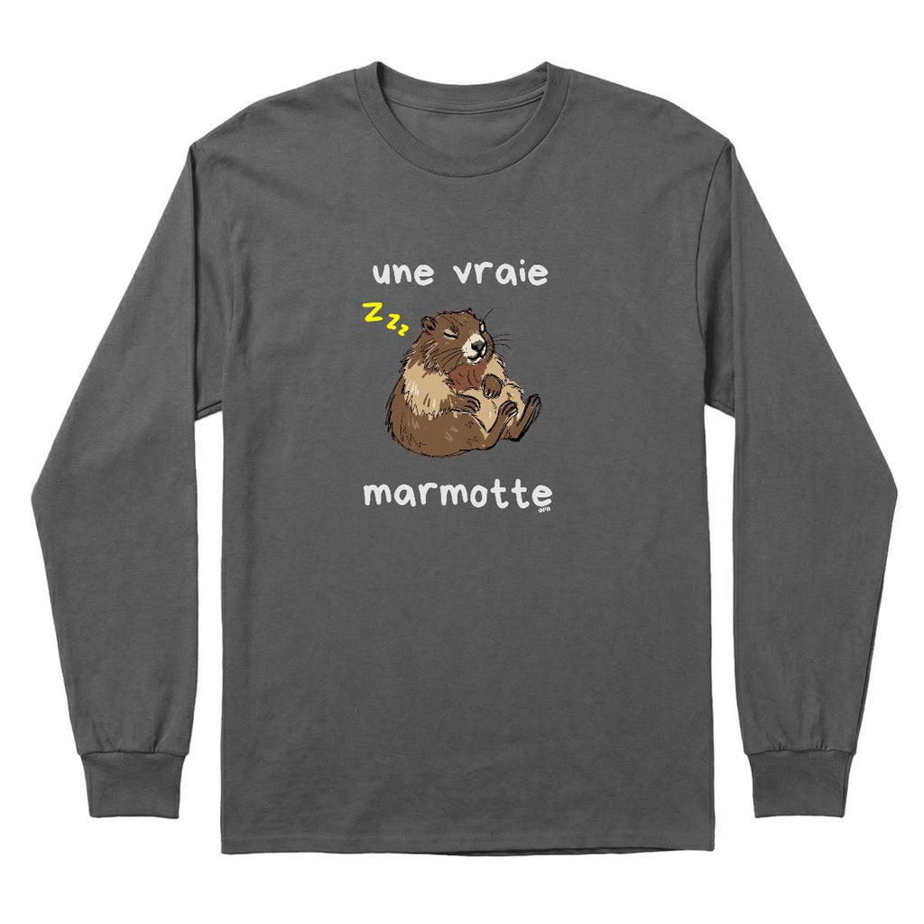 Chandail Une vraie marmotte