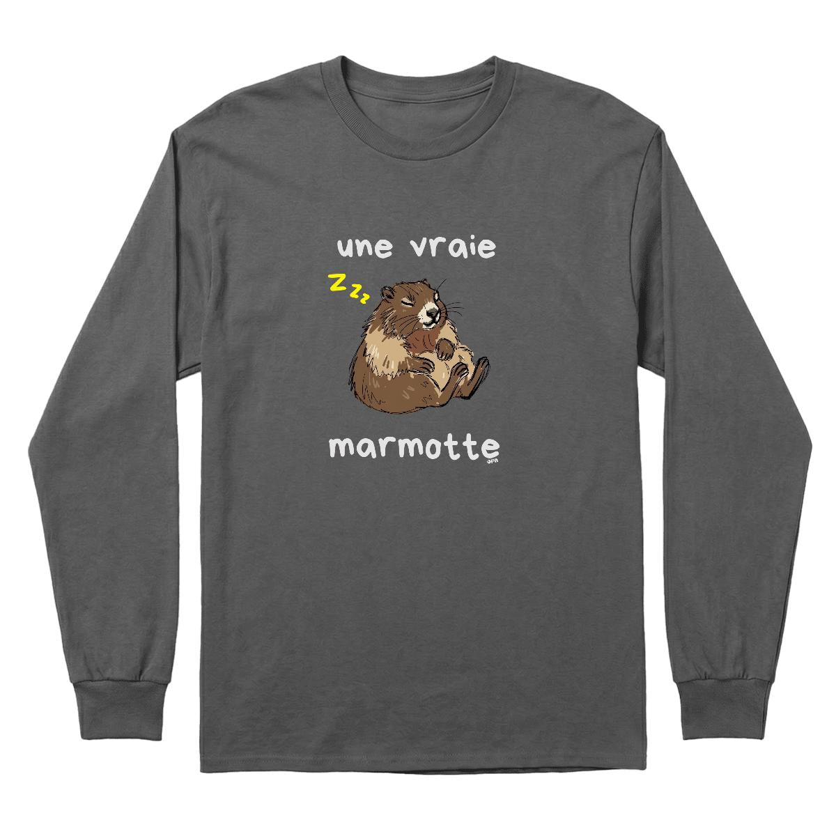 Chandail Une vraie marmotte