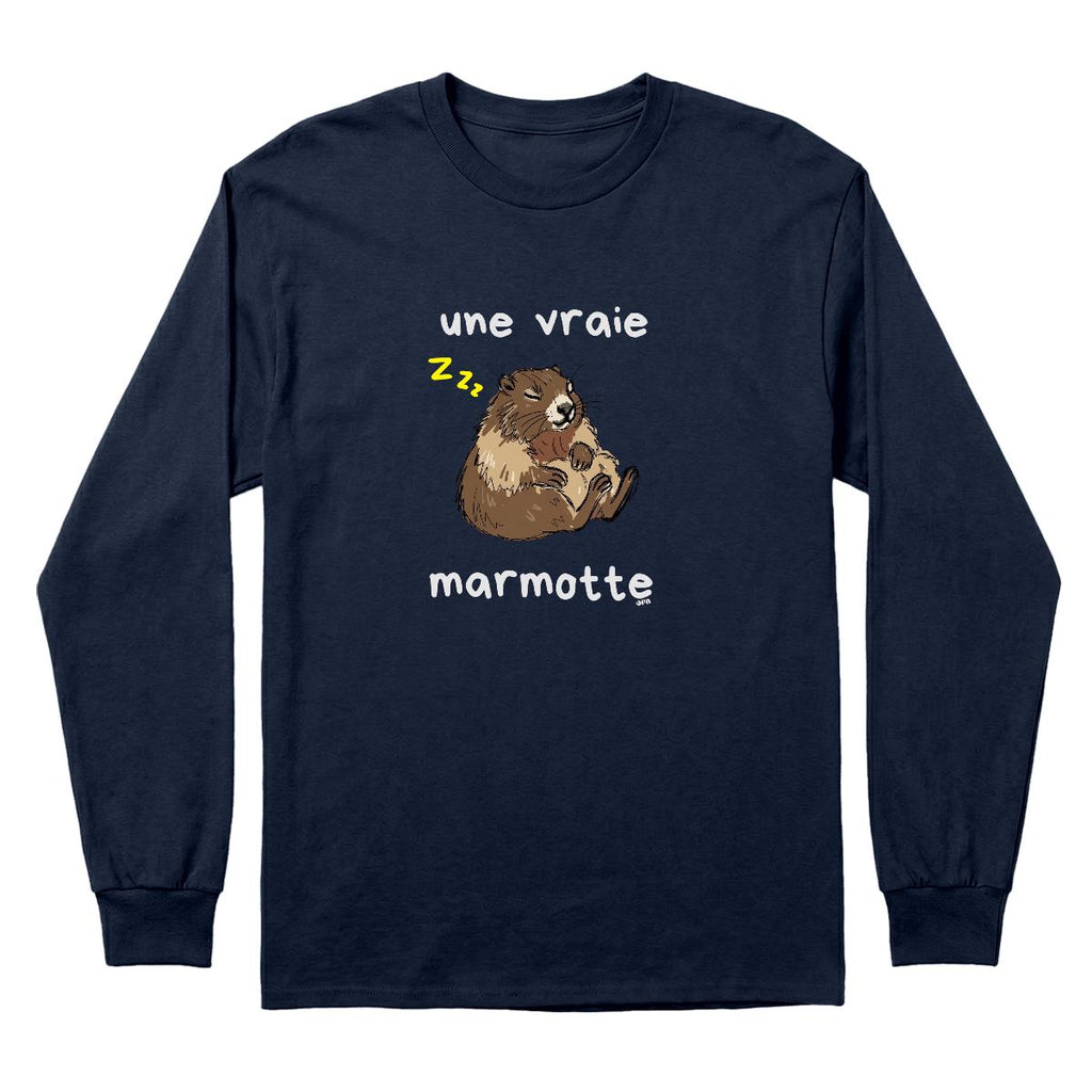 Chandail Une vraie marmotte
