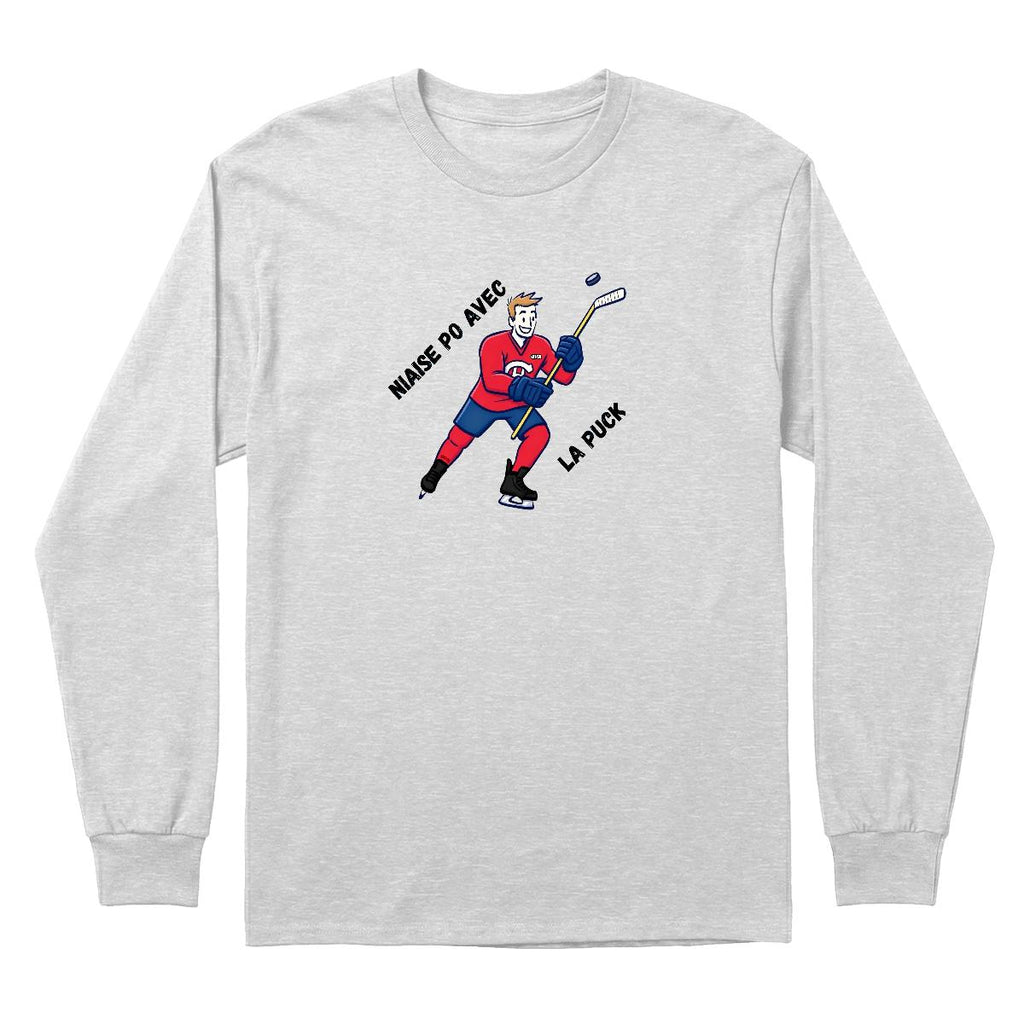 Chandail Niaise po avec la puck