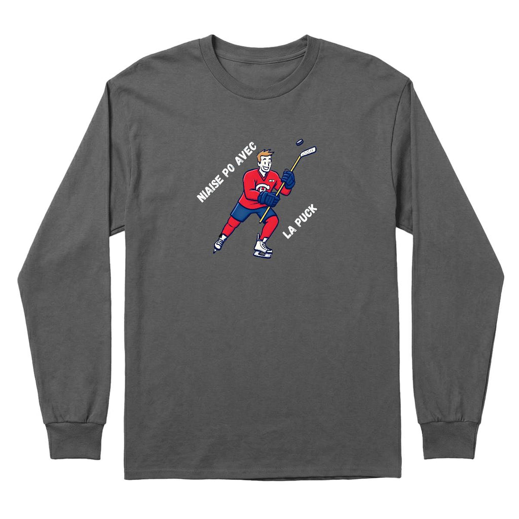 Chandail Niaise po avec la puck