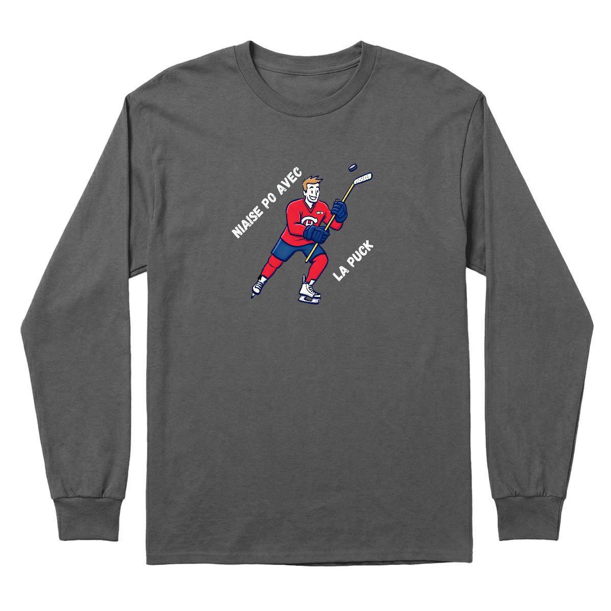 Chandail Niaise po avec la puck