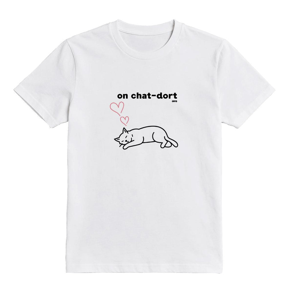 T-Shirt On chat-dort