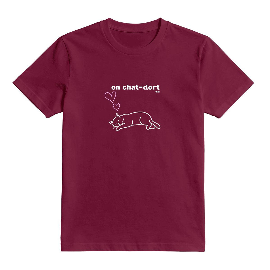 T-Shirt On chat-dort