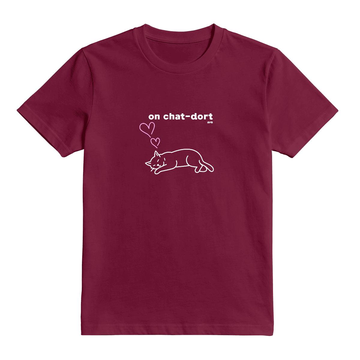 T-Shirt On chat-dort