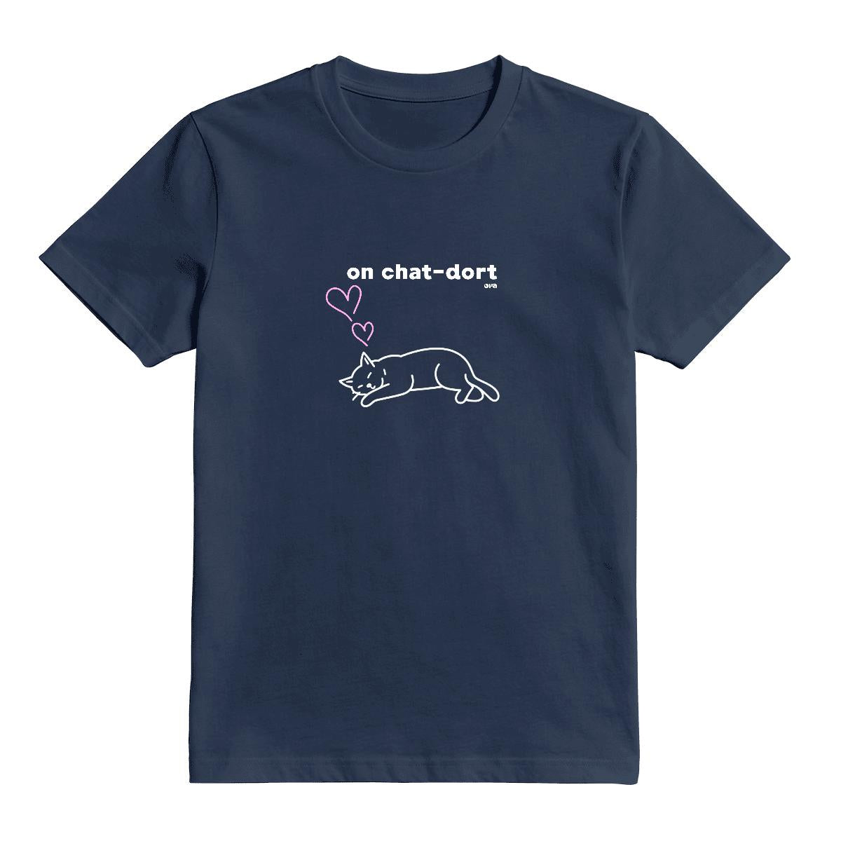 T-Shirt On chat-dort