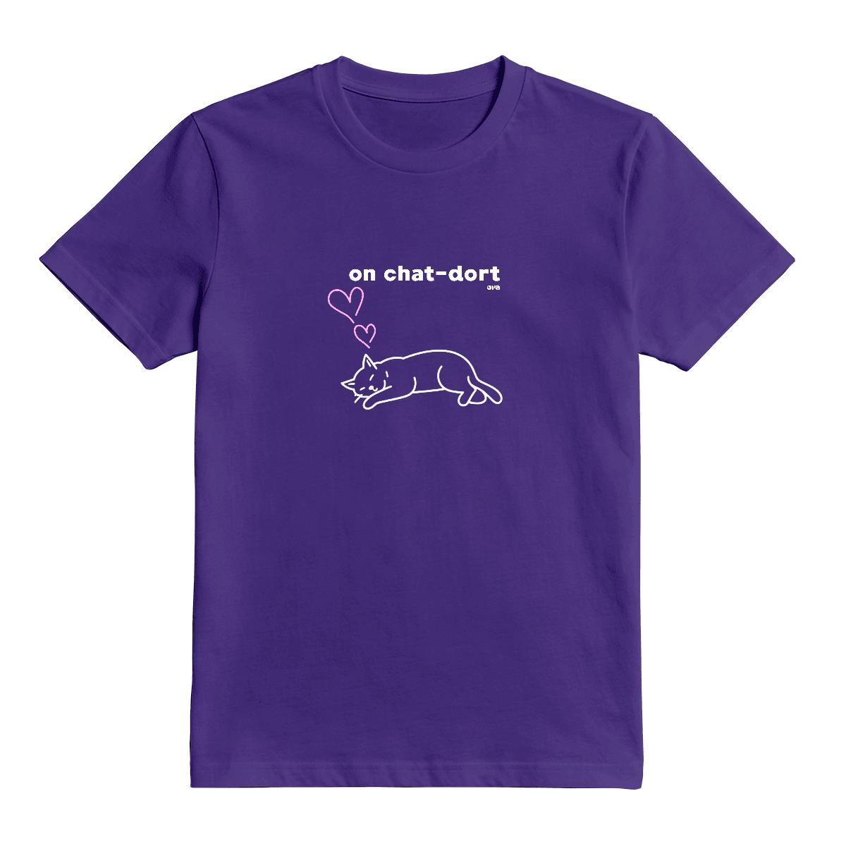 T-Shirt On chat-dort