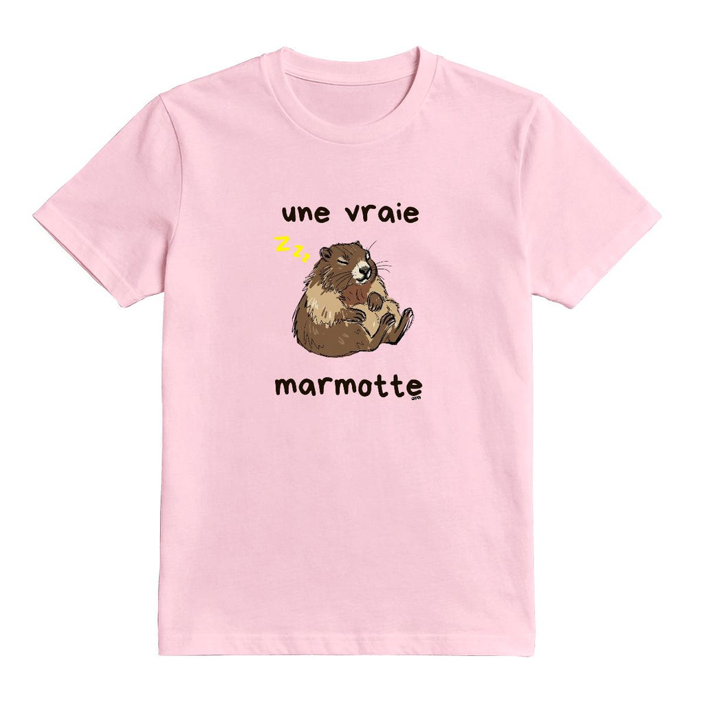 T-Shirt Une vraie marmotte