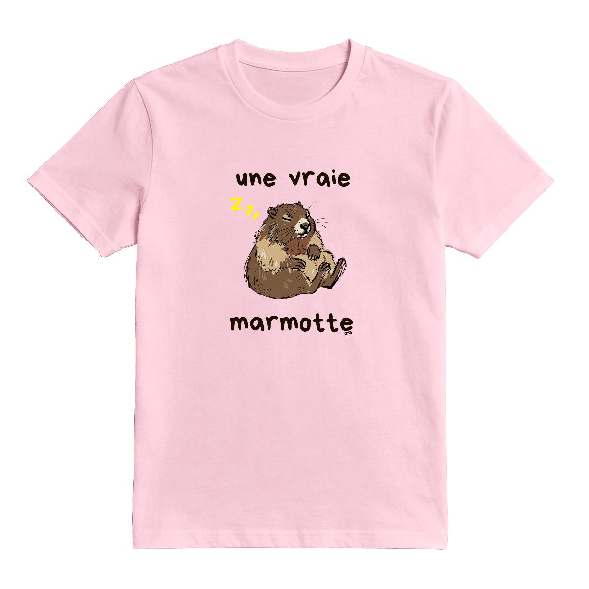 T-Shirt Une vraie marmotte