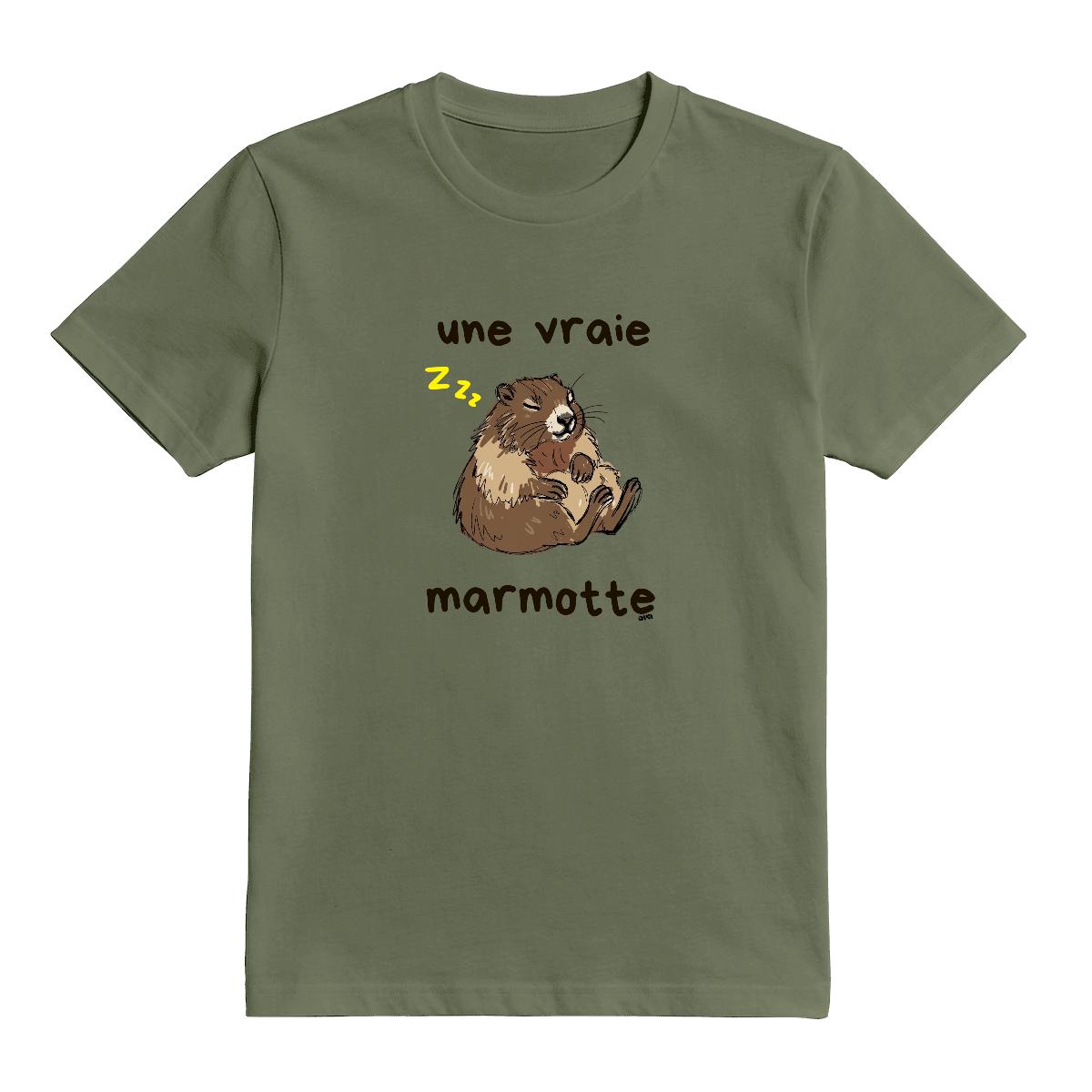T-Shirt Une vraie marmotte
