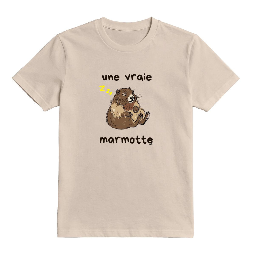 T-Shirt Une vraie marmotte