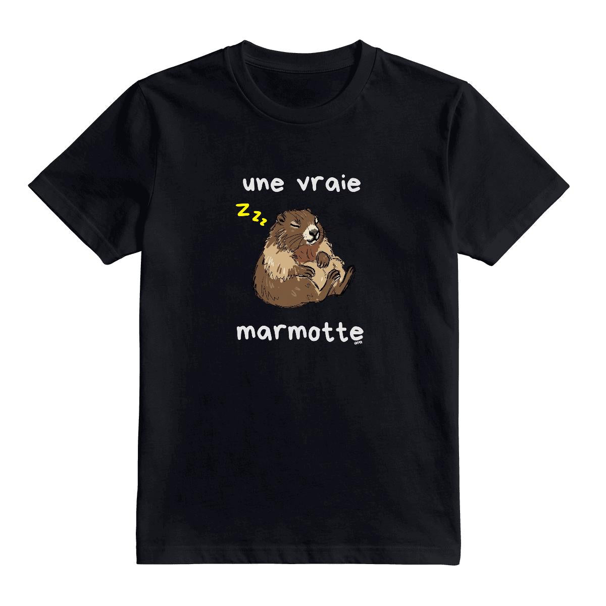 T-Shirt Une vraie marmotte