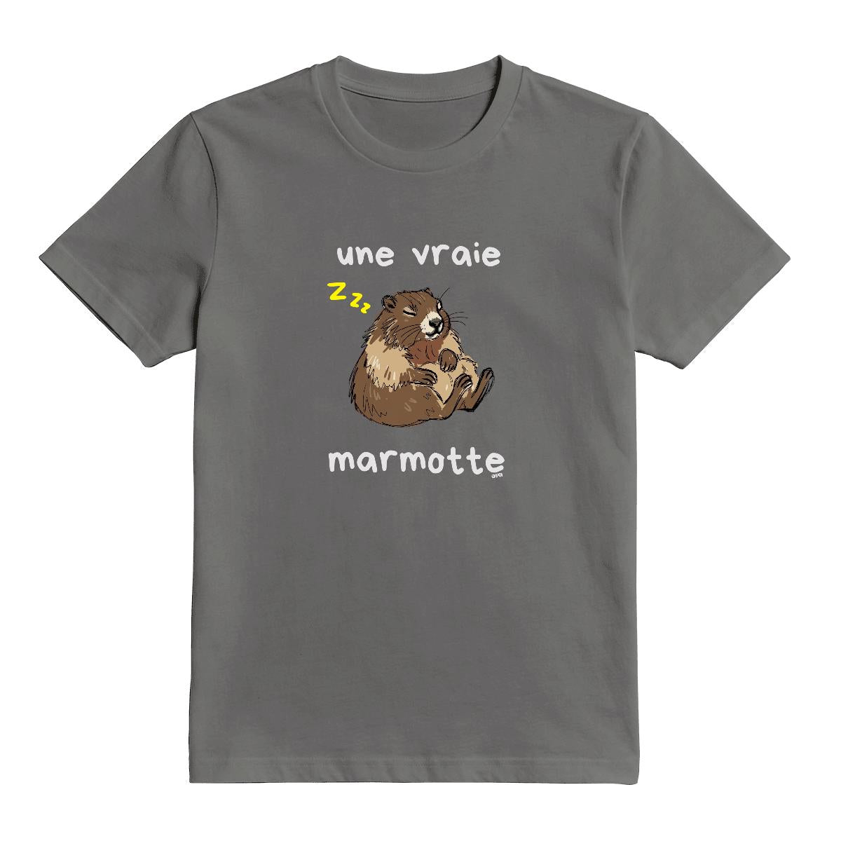 T-Shirt Une vraie marmotte