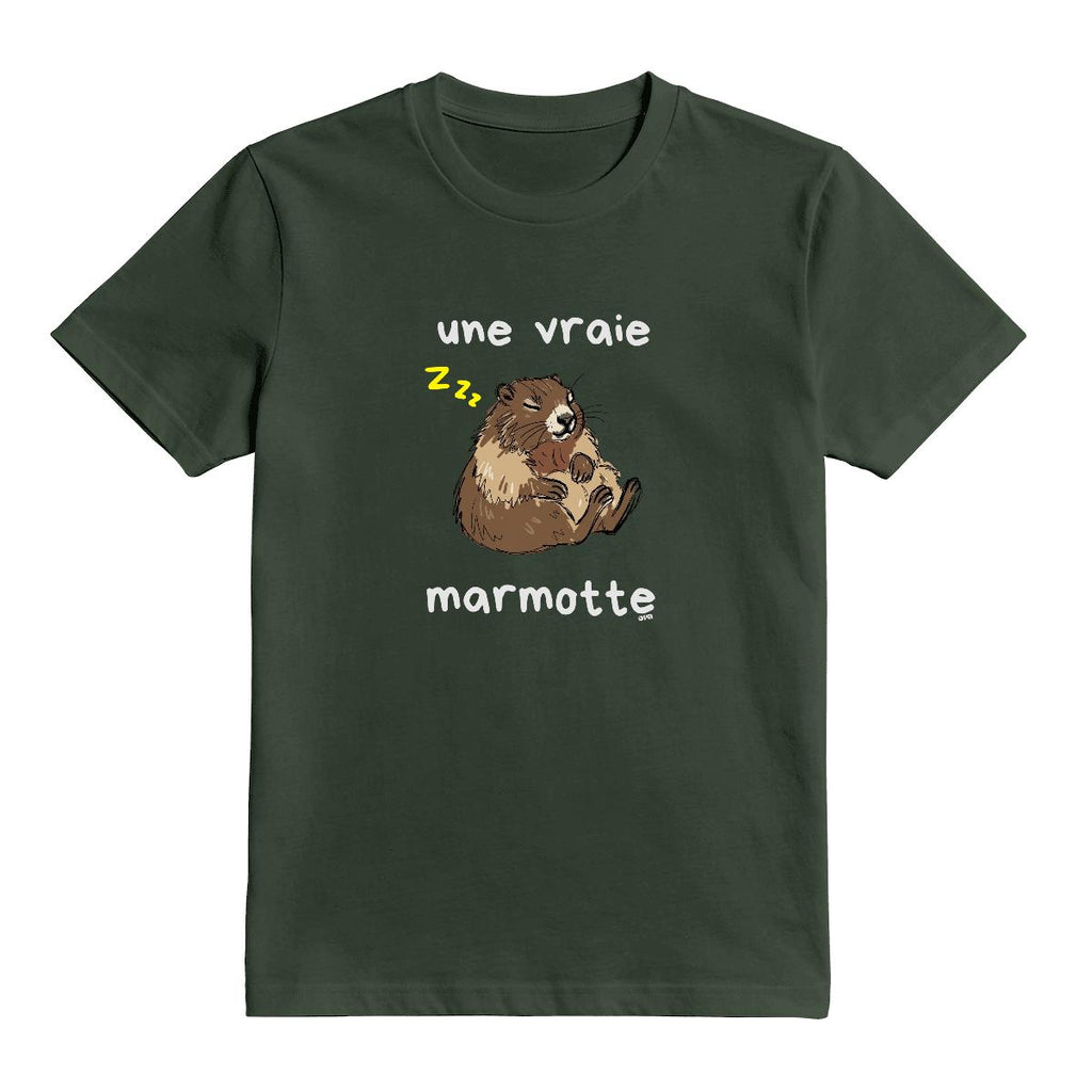 T-Shirt Une vraie marmotte