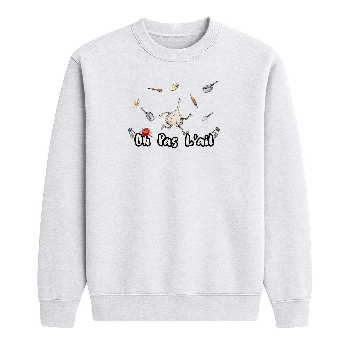 Sweat-shirt Oh pas l'ail