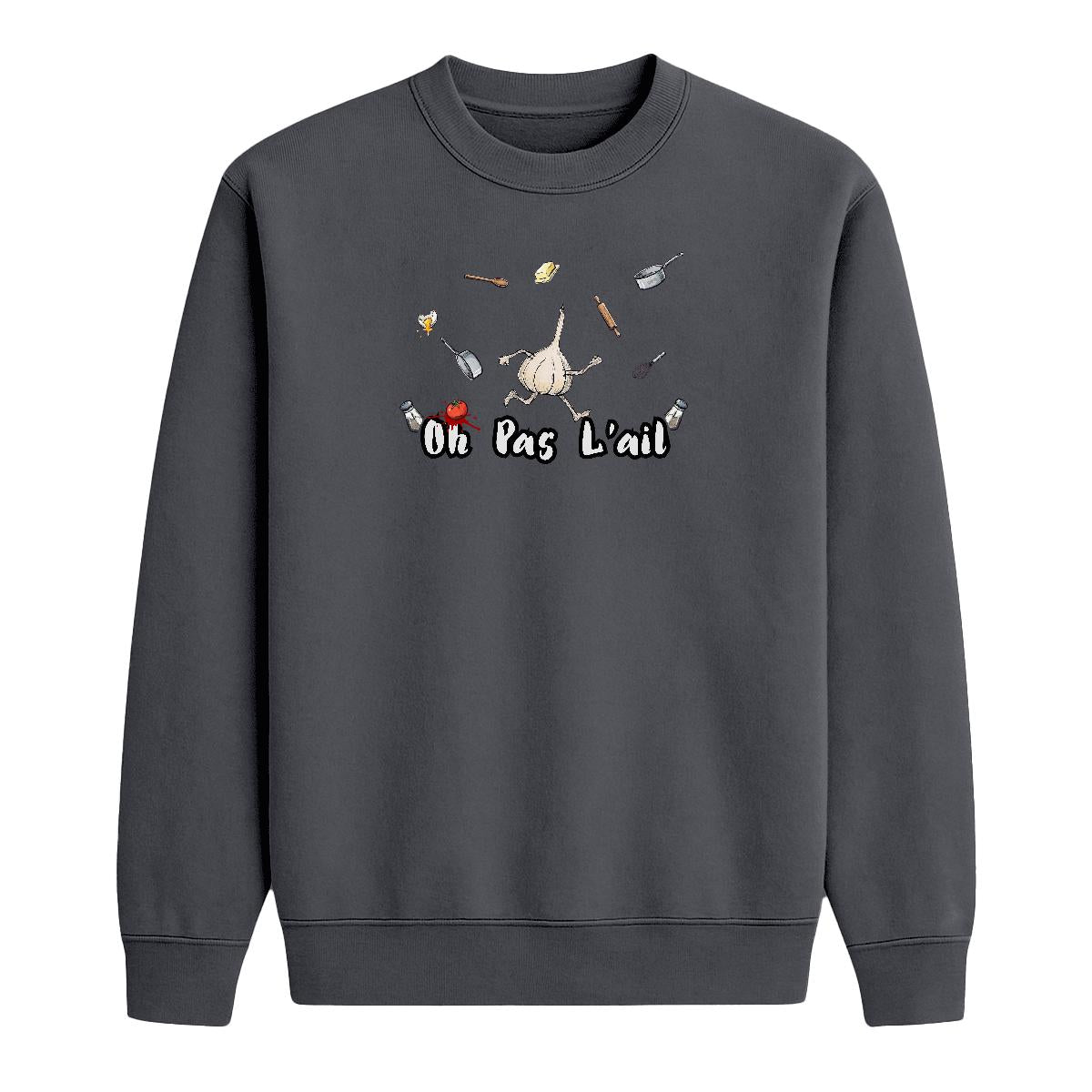 Sweat-shirt Oh pas l'ail