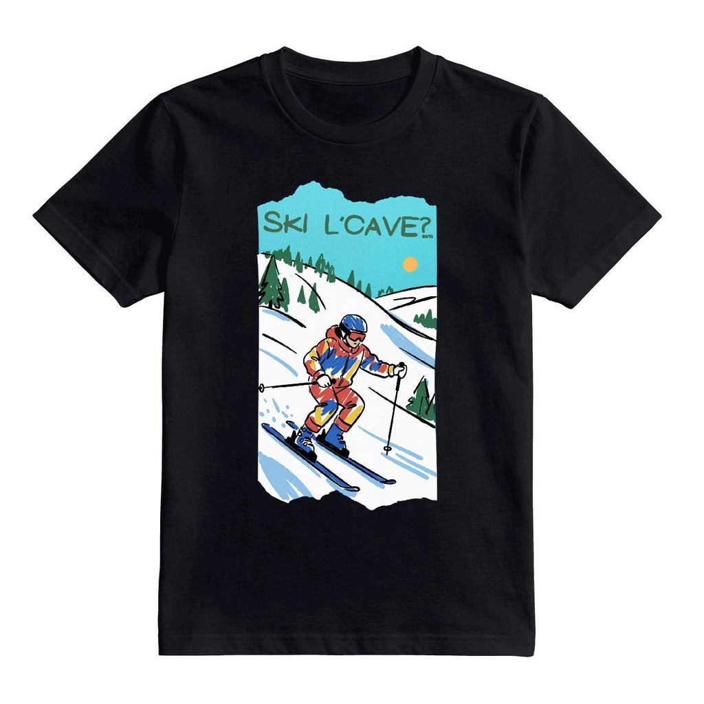 T-Shirt Ski l'cave