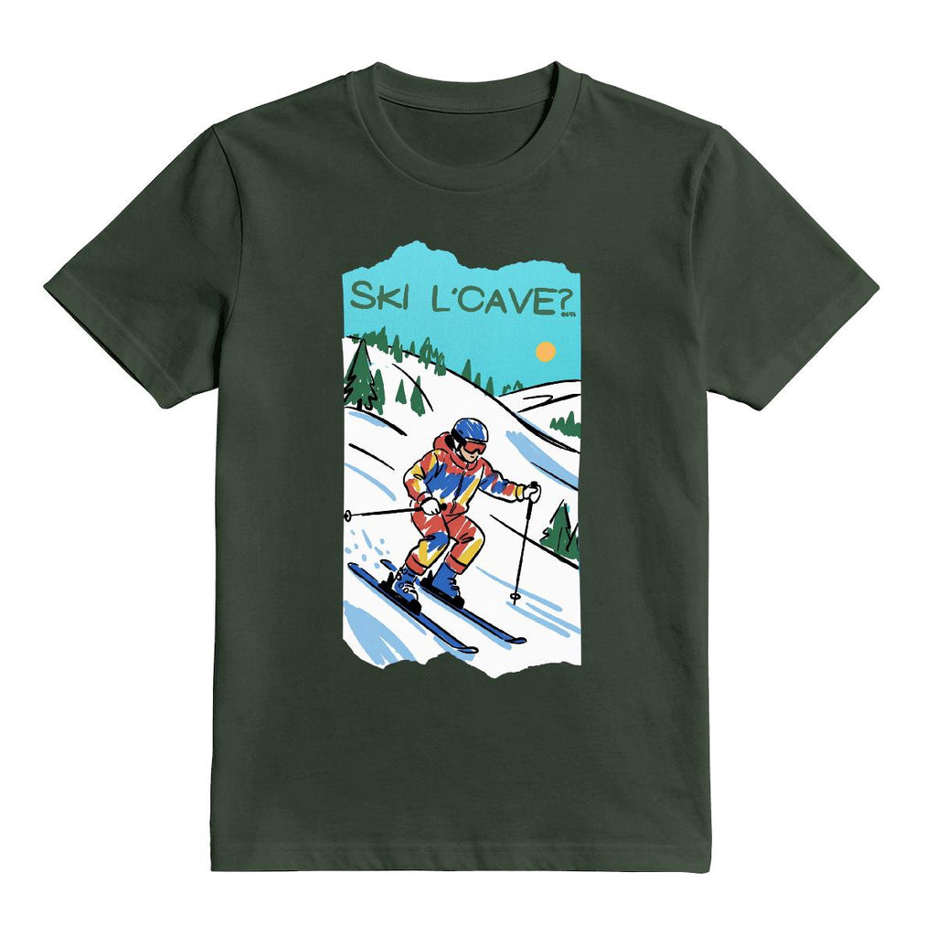 T-Shirt Ski l'cave