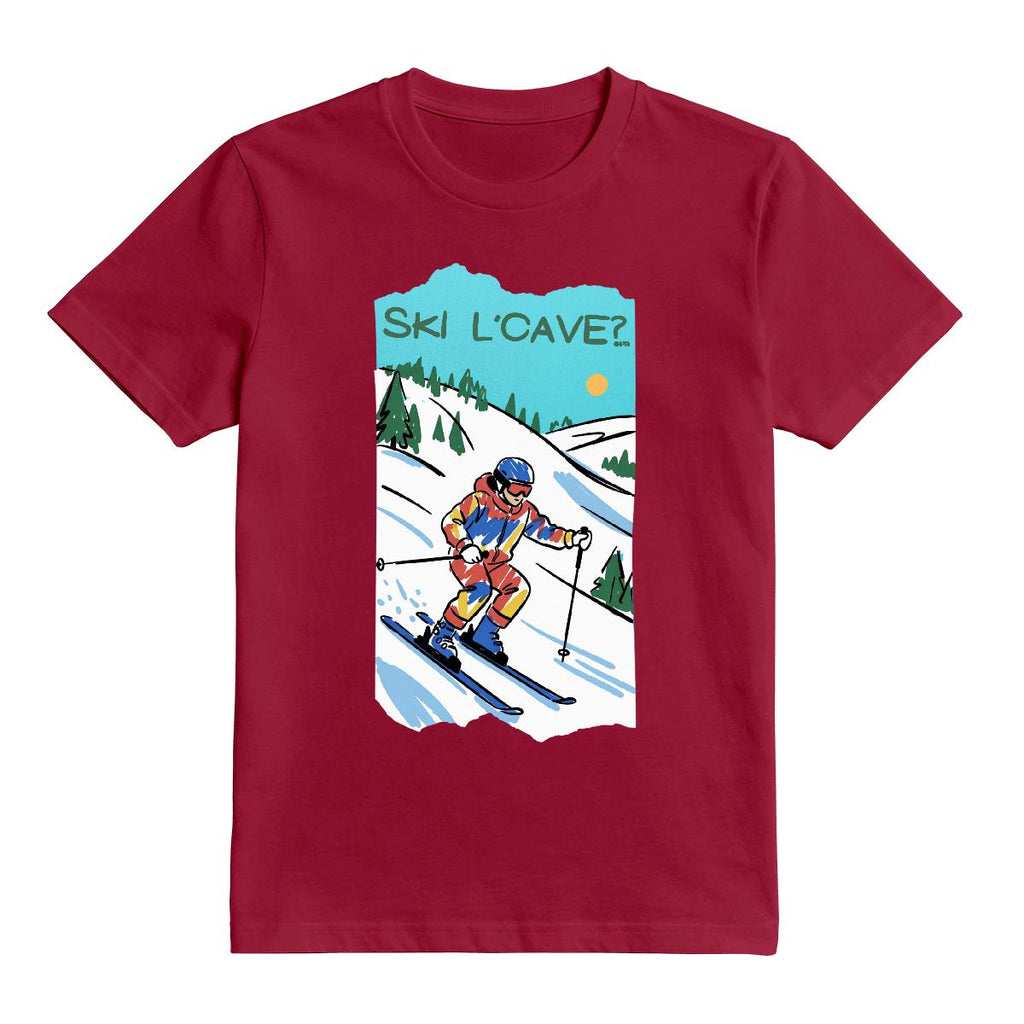 T-Shirt Ski l'cave