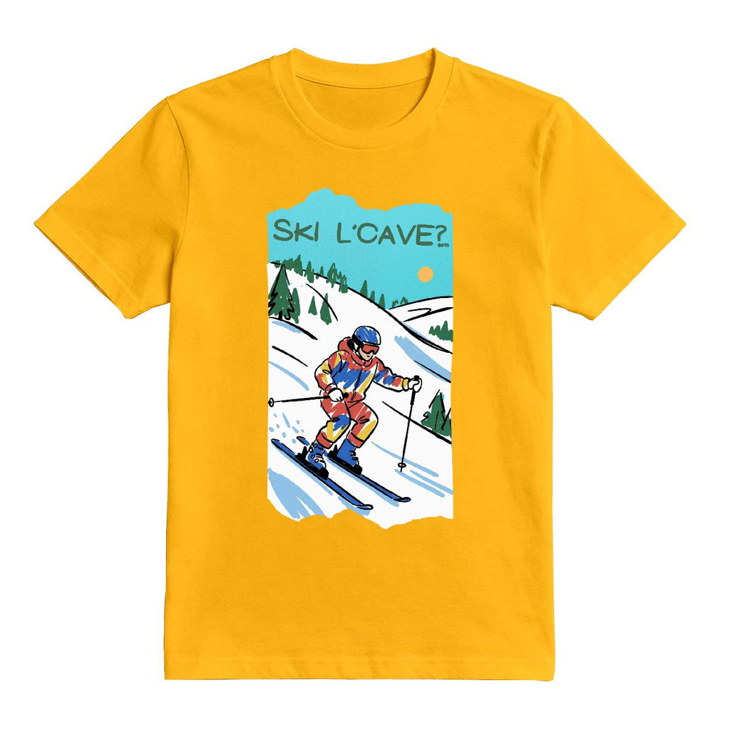 T-Shirt Ski l'cave